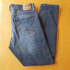 Levi's Signature Men's 36 x 32 Regular Taper S47 Blue Denim Jeans